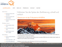 Tablet Screenshot of minerva.ppedv.de